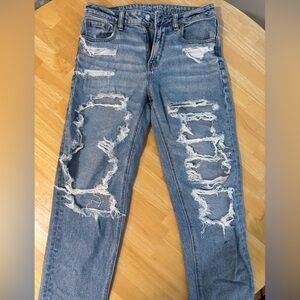 American Eagle Distressed Boyfriend Fit Jeans